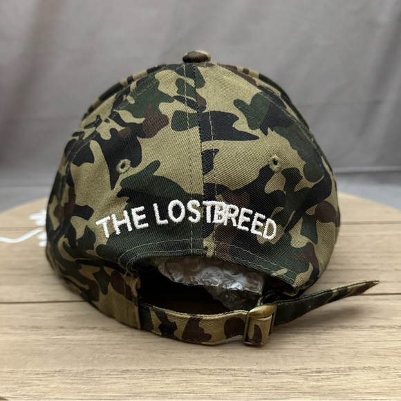 The Lost Breed Camouflage Strap Hat Men’s and Women’s Green One Size Fits Most - Picture 3 of 6
